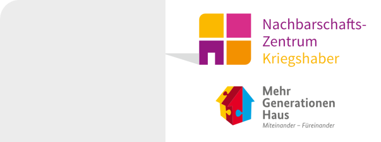 Porträt Fabian Blay, Logo NBZ Kriegshaber, Logo MehrGenerationenHaus